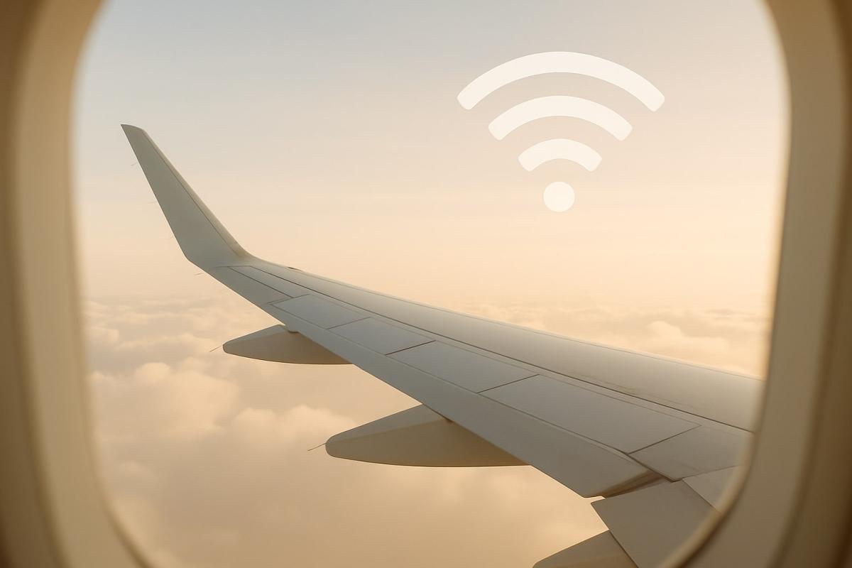 Wi-Fi dans l'avion ? Oui, mais cela fonctionne différemment de chez vous